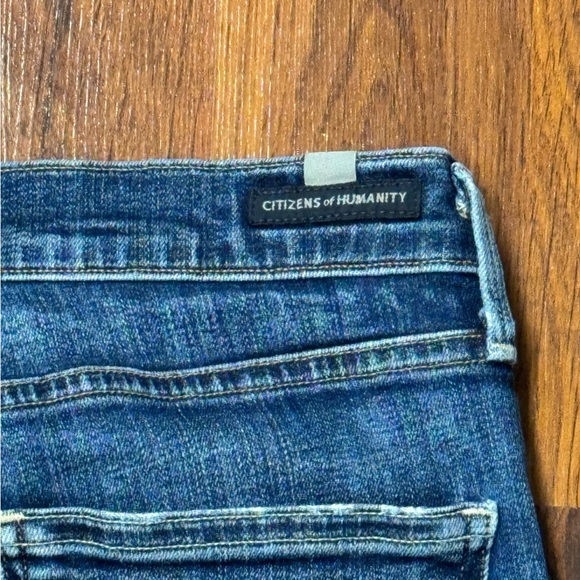 Citizens of Humanity Rocket Crop High Rise Skinny Jeans 29 Raw Hem as is - Picture 3 of 6